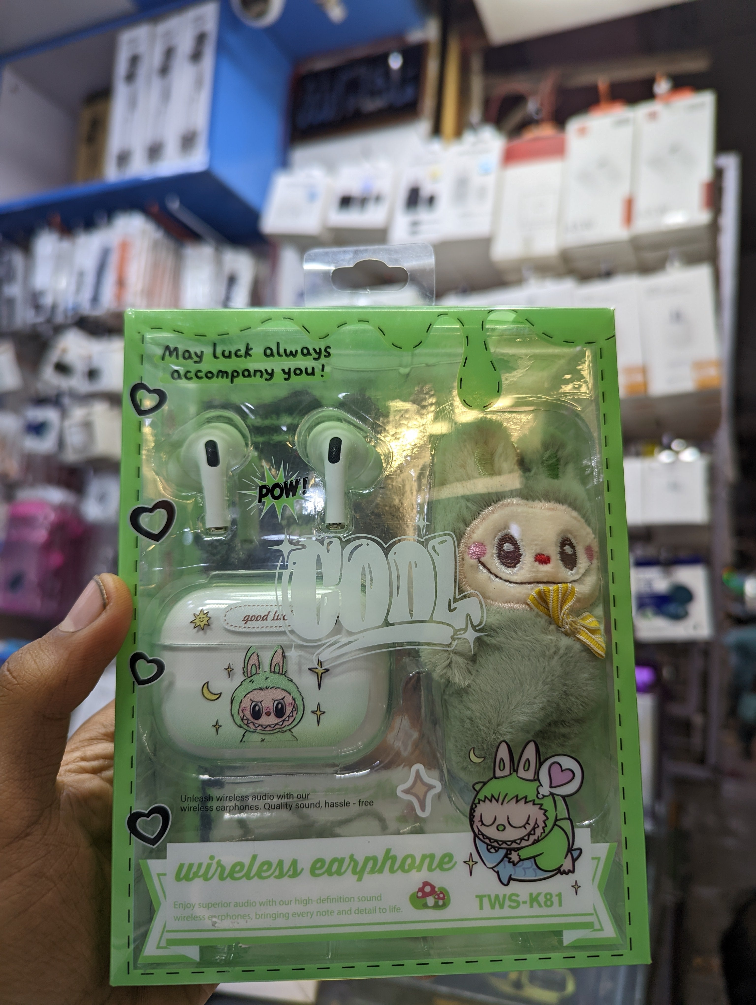 Labubu Earbuds – Cute, Compact, and Crystal Clear(TWS-K81)