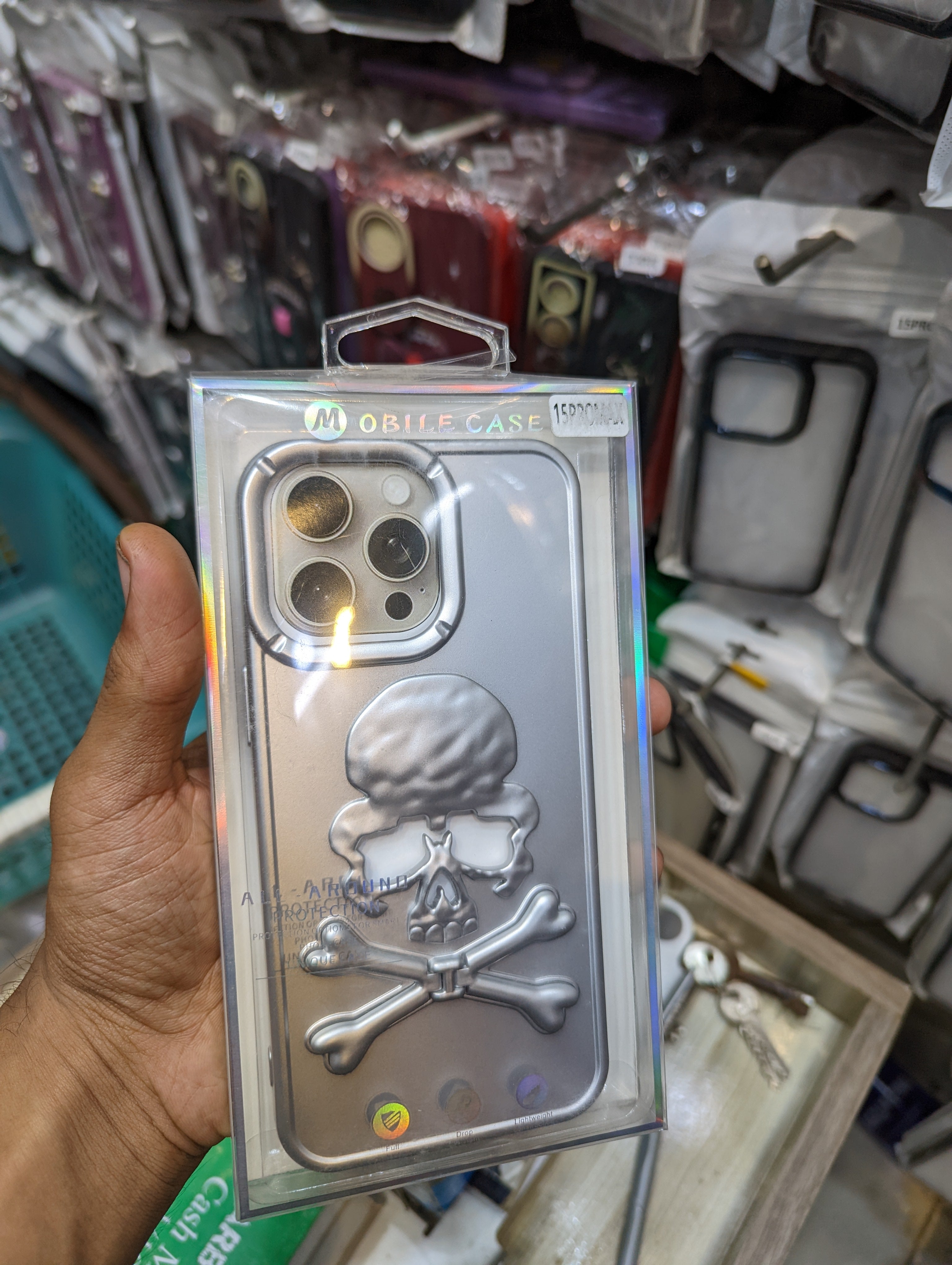 3D Skull Shockproof Case