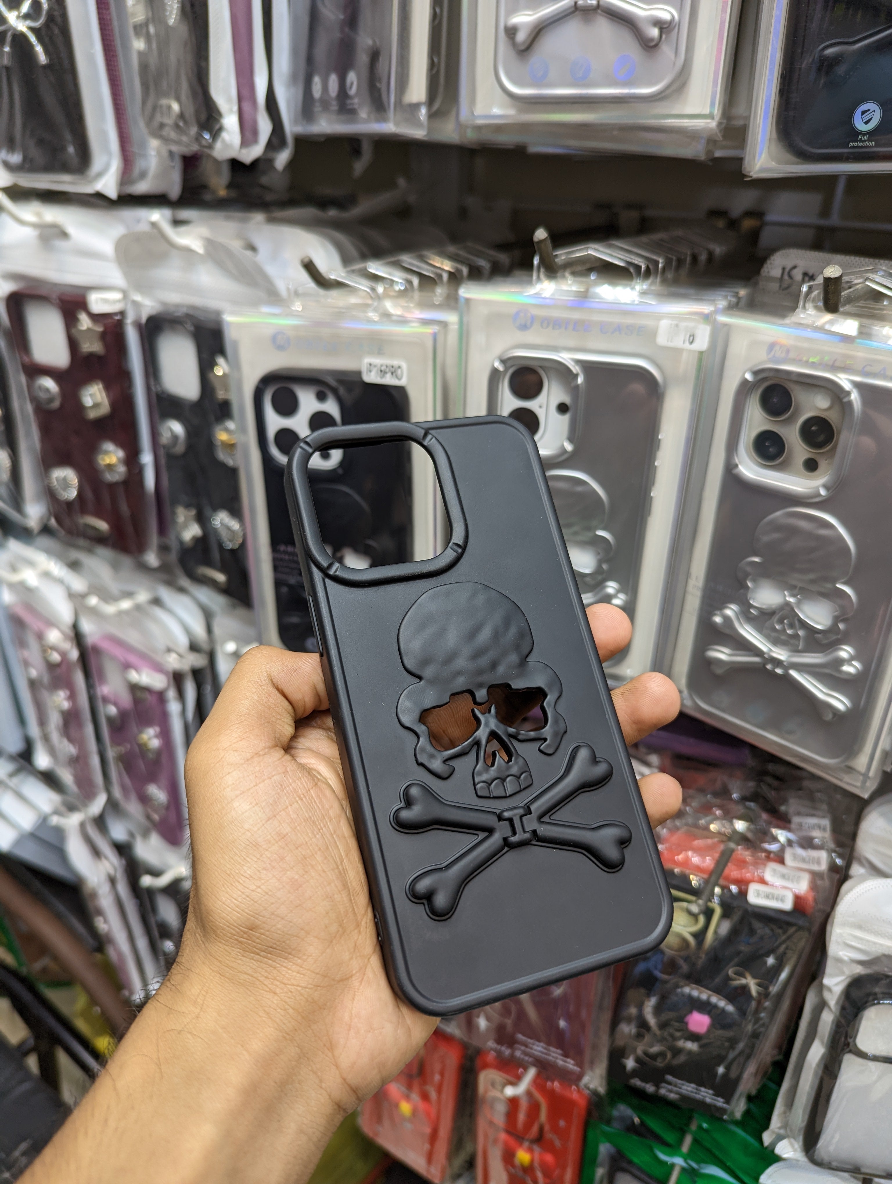 3D Skull Shockproof Case
