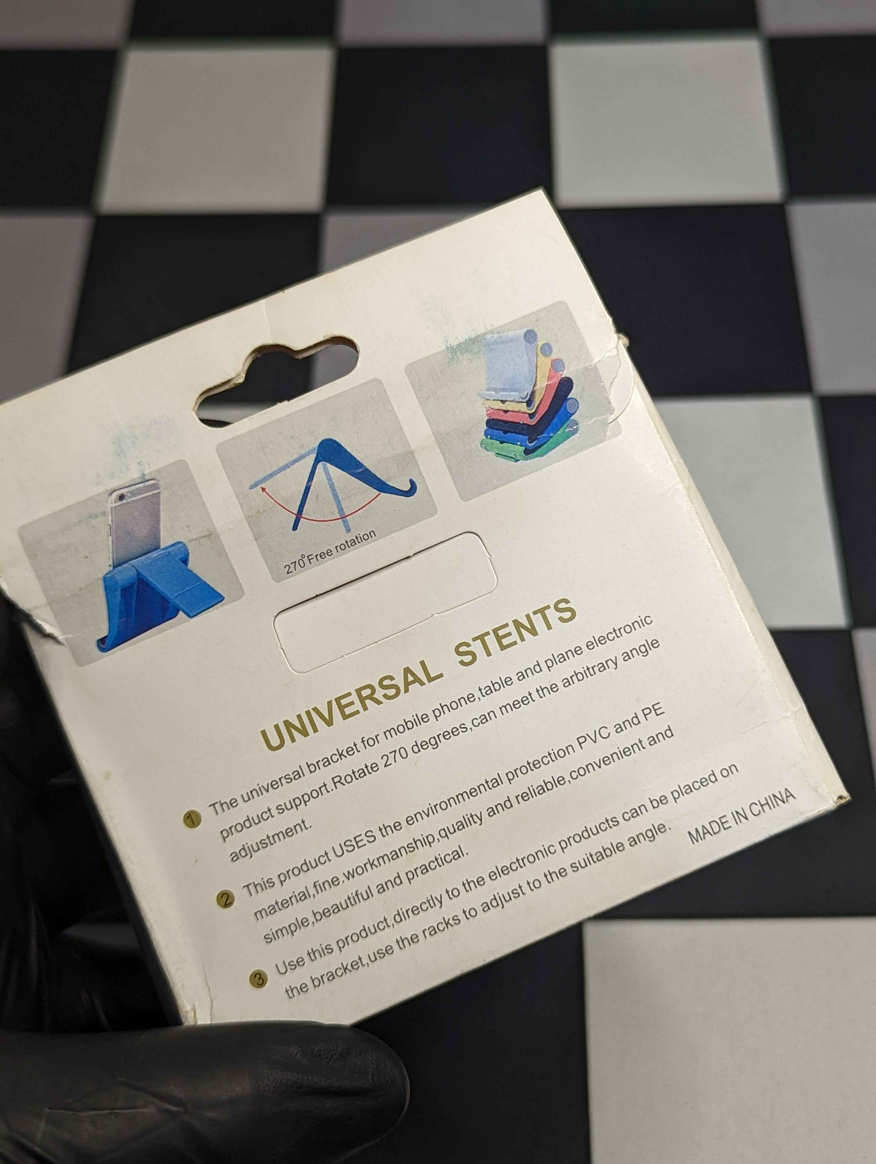 Universal Adjustable Stand – Compact Holder for Phones & Tablets