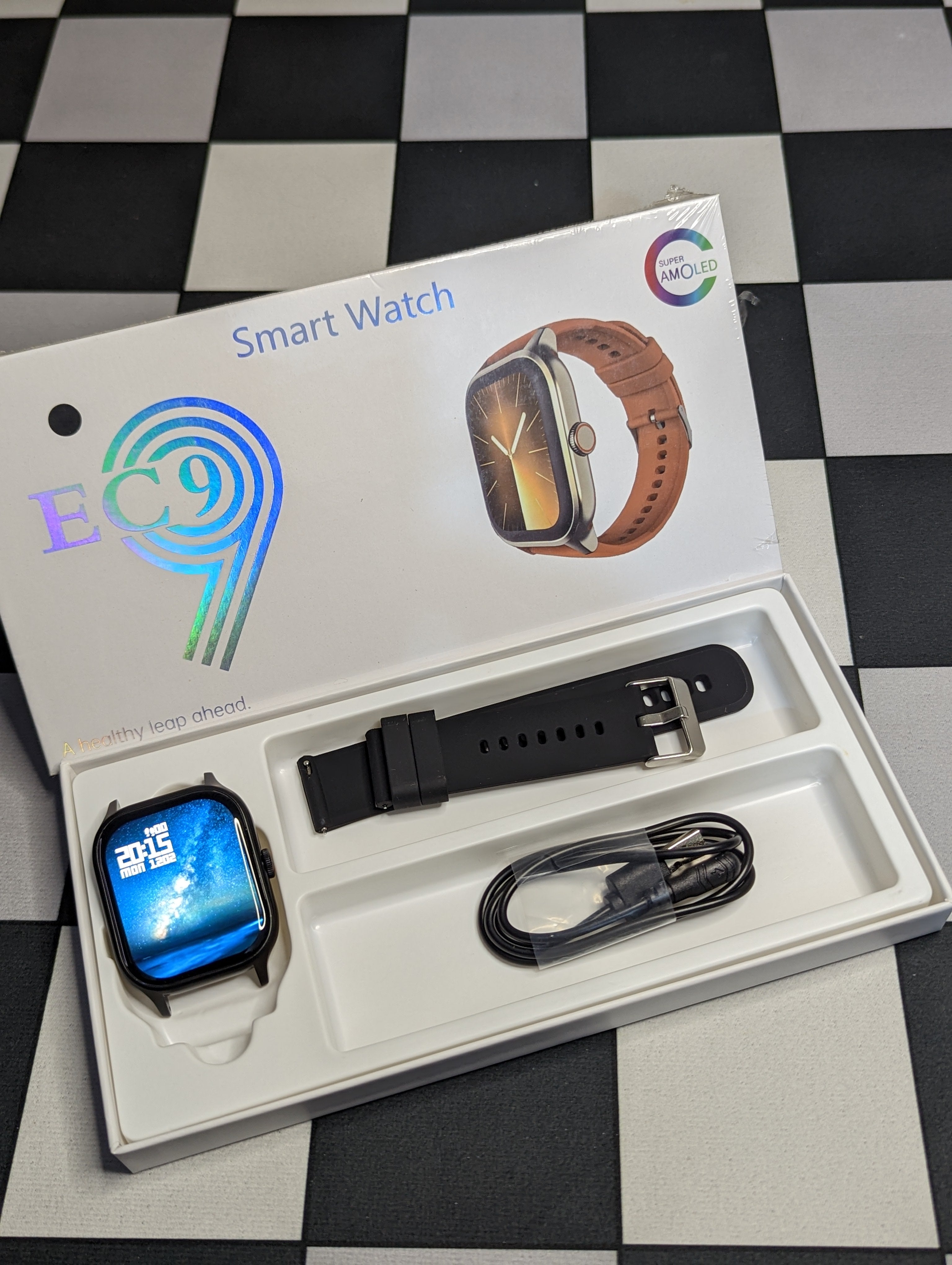 EC9 Smart Watch – Elegant Design Meets Next-Gen Wellness Tech