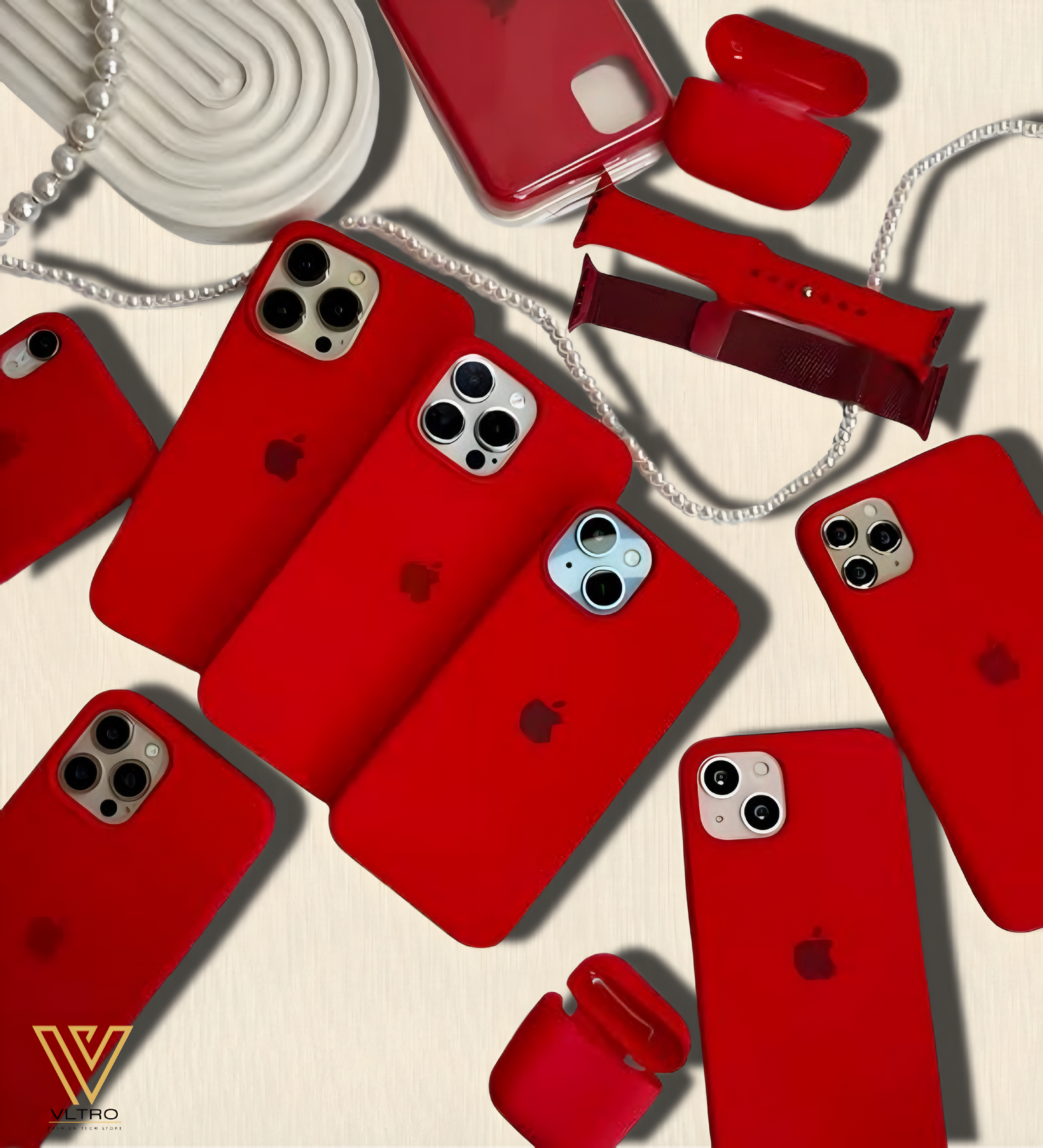 Red Silicone iPhone Case – Slim, Stylish & Durable