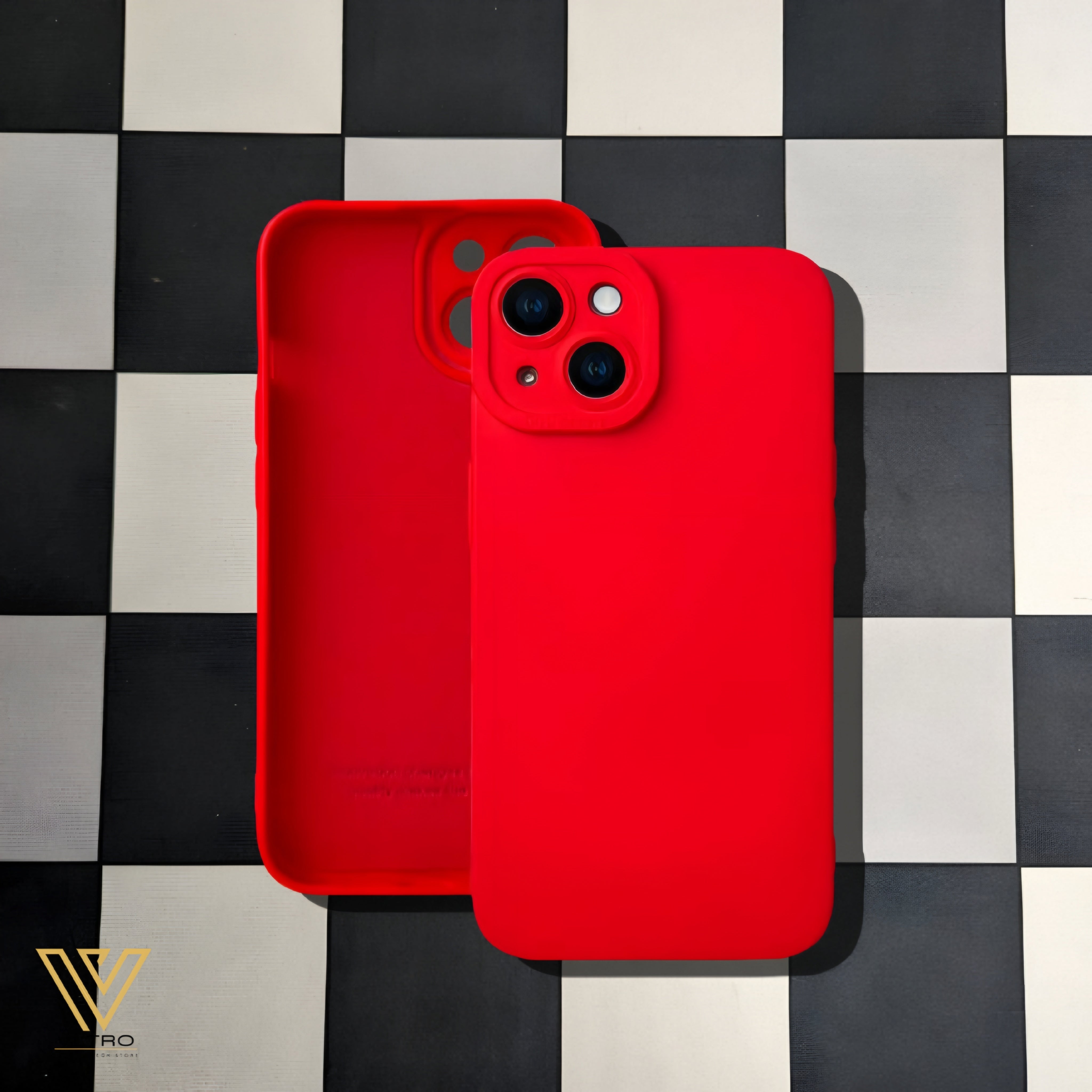 Red Silicone iPhone Case – Slim, Stylish & Durable