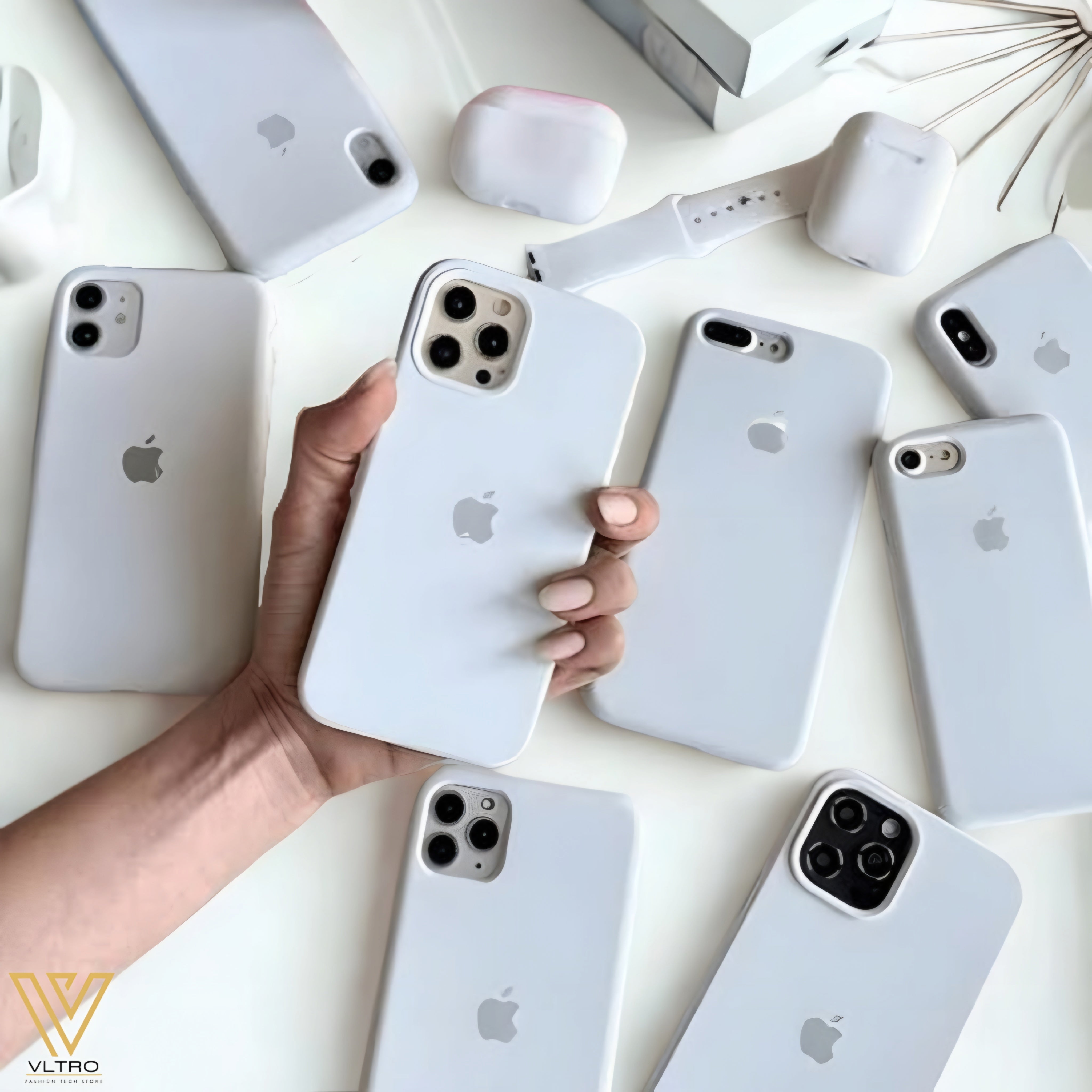 White Silicone iPhone Case – Slim, Stylish & Durable
