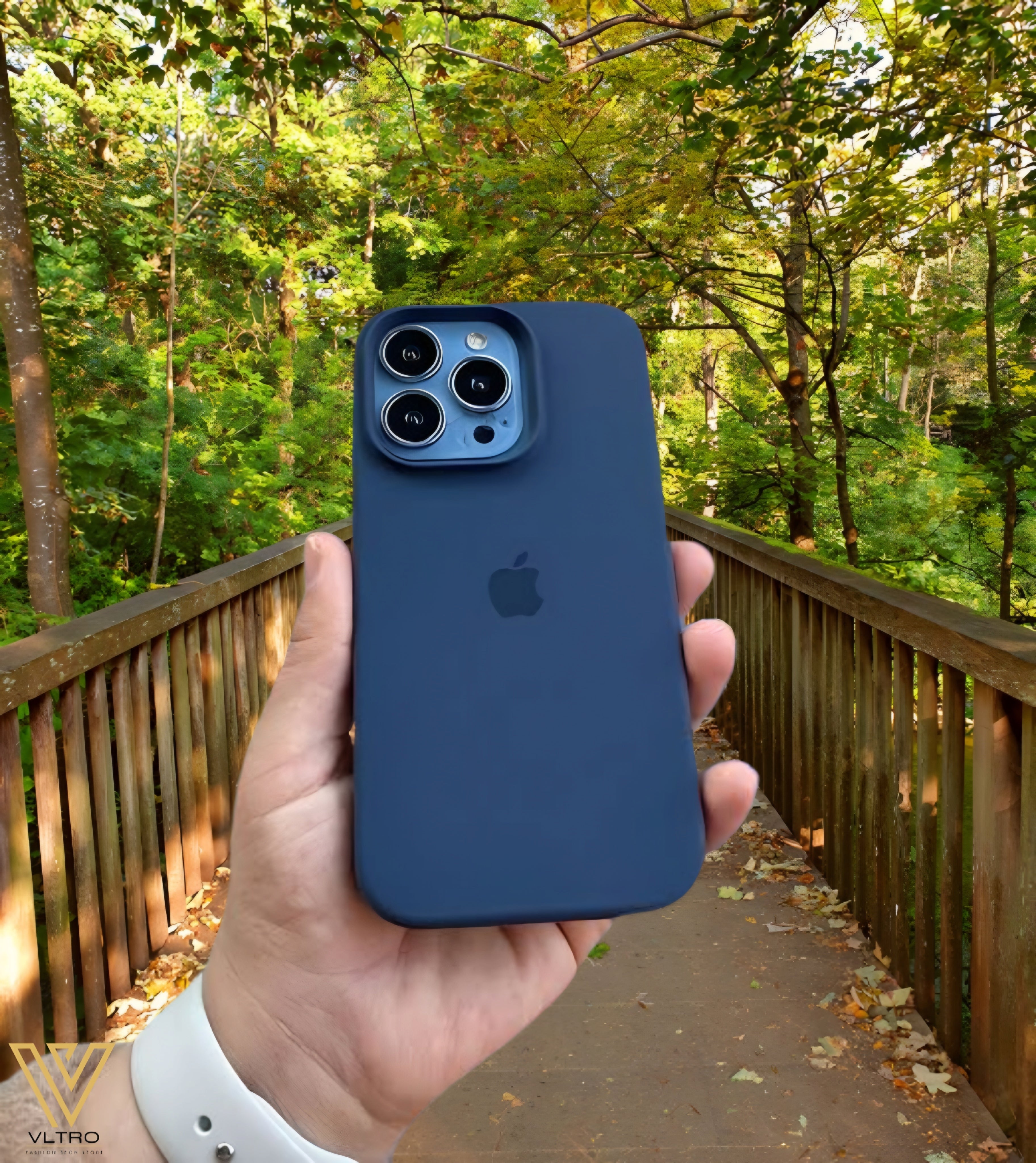 Pacific Blue Silicone iPhone Case – Slim, Stylish & Durable