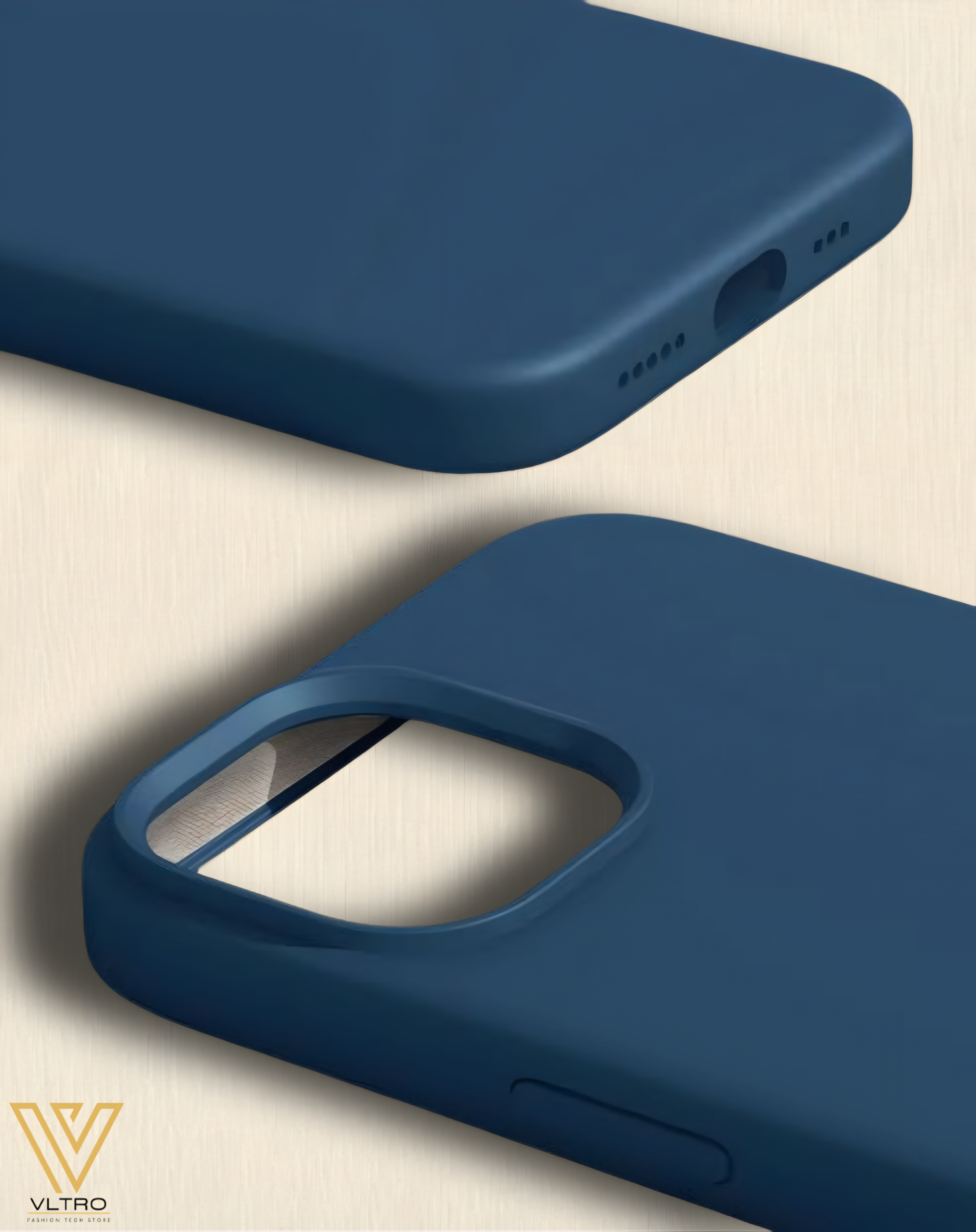 Pacific Blue Silicone iPhone Case – Slim, Stylish & Durable