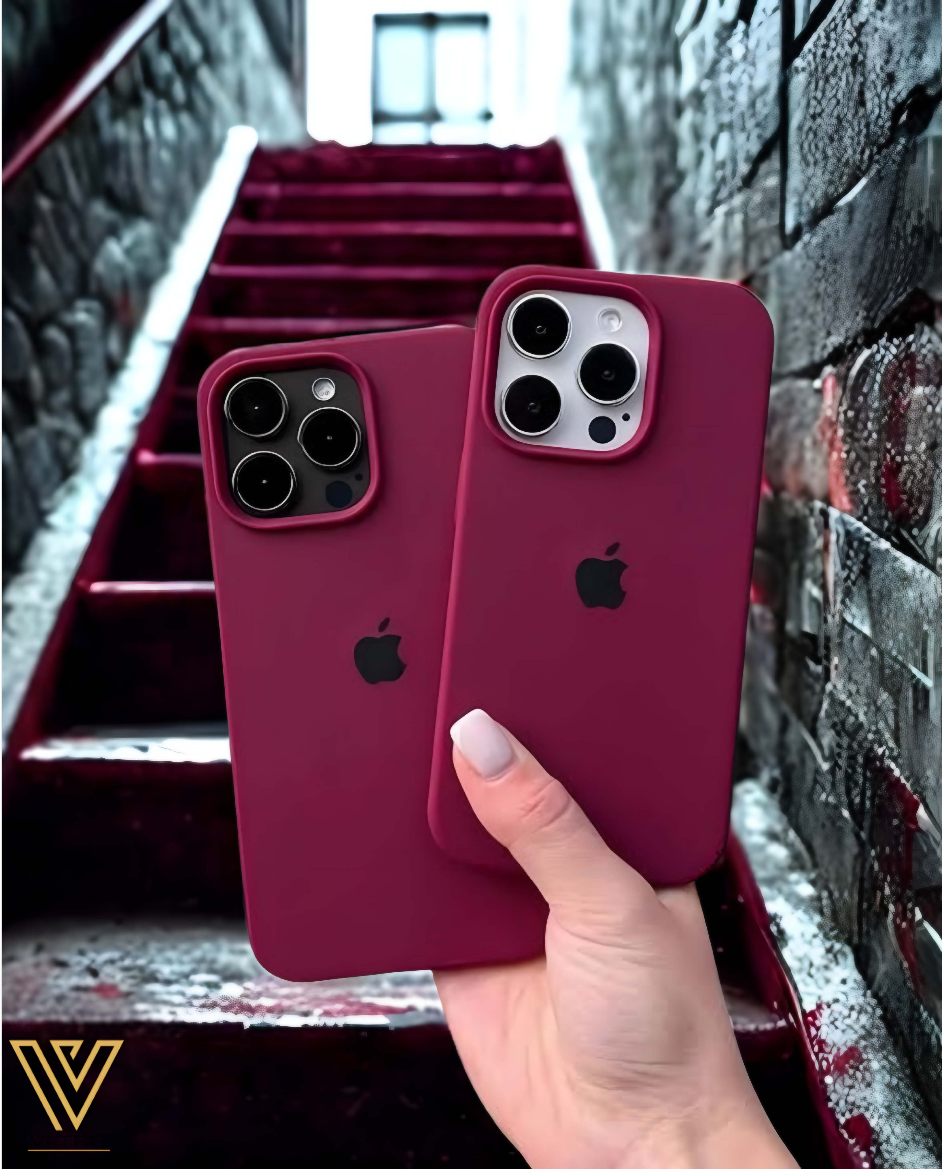 Plum Silicone iPhone Case – Slim, Stylish & Durable