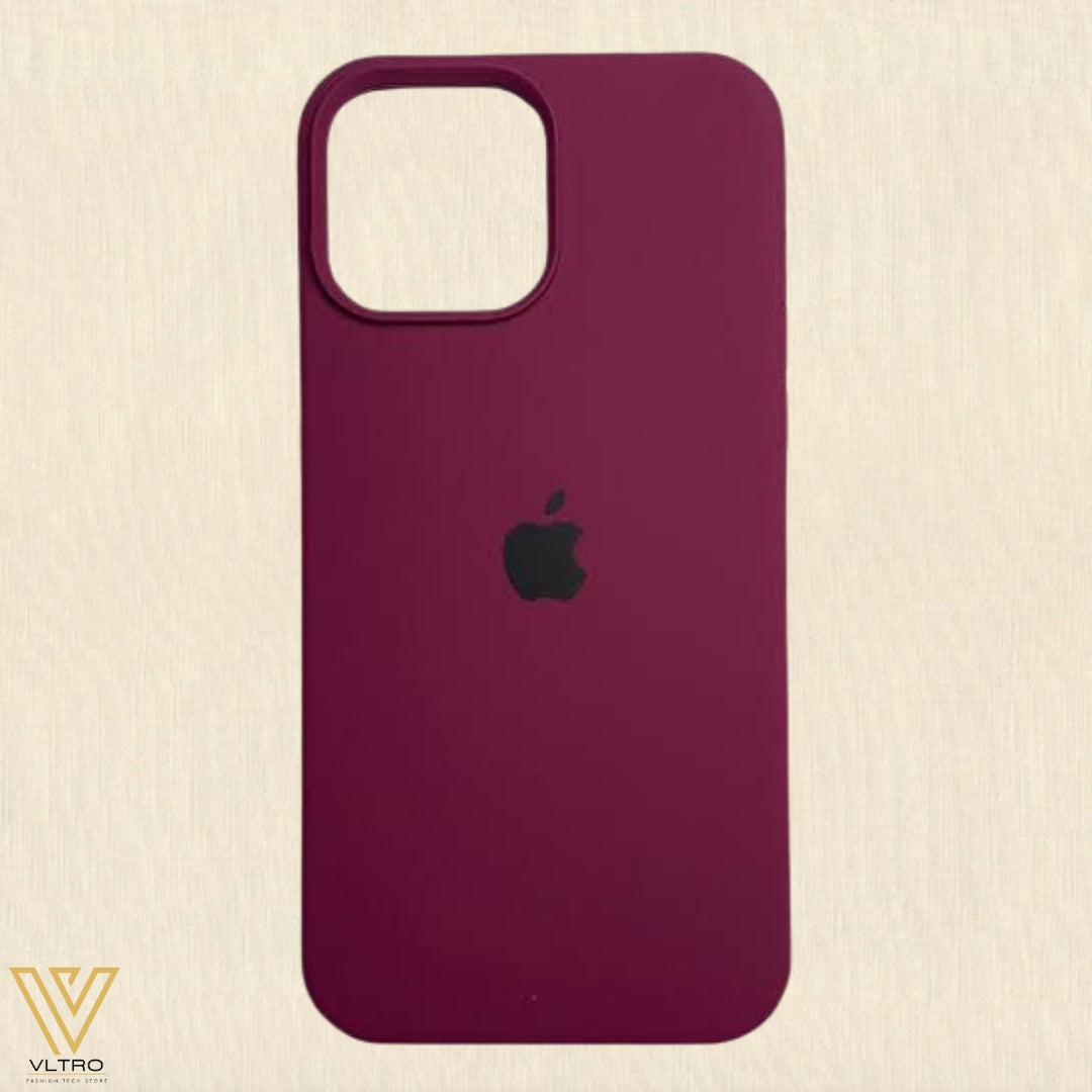 Plum Silicone iPhone Case – Slim, Stylish & Durable