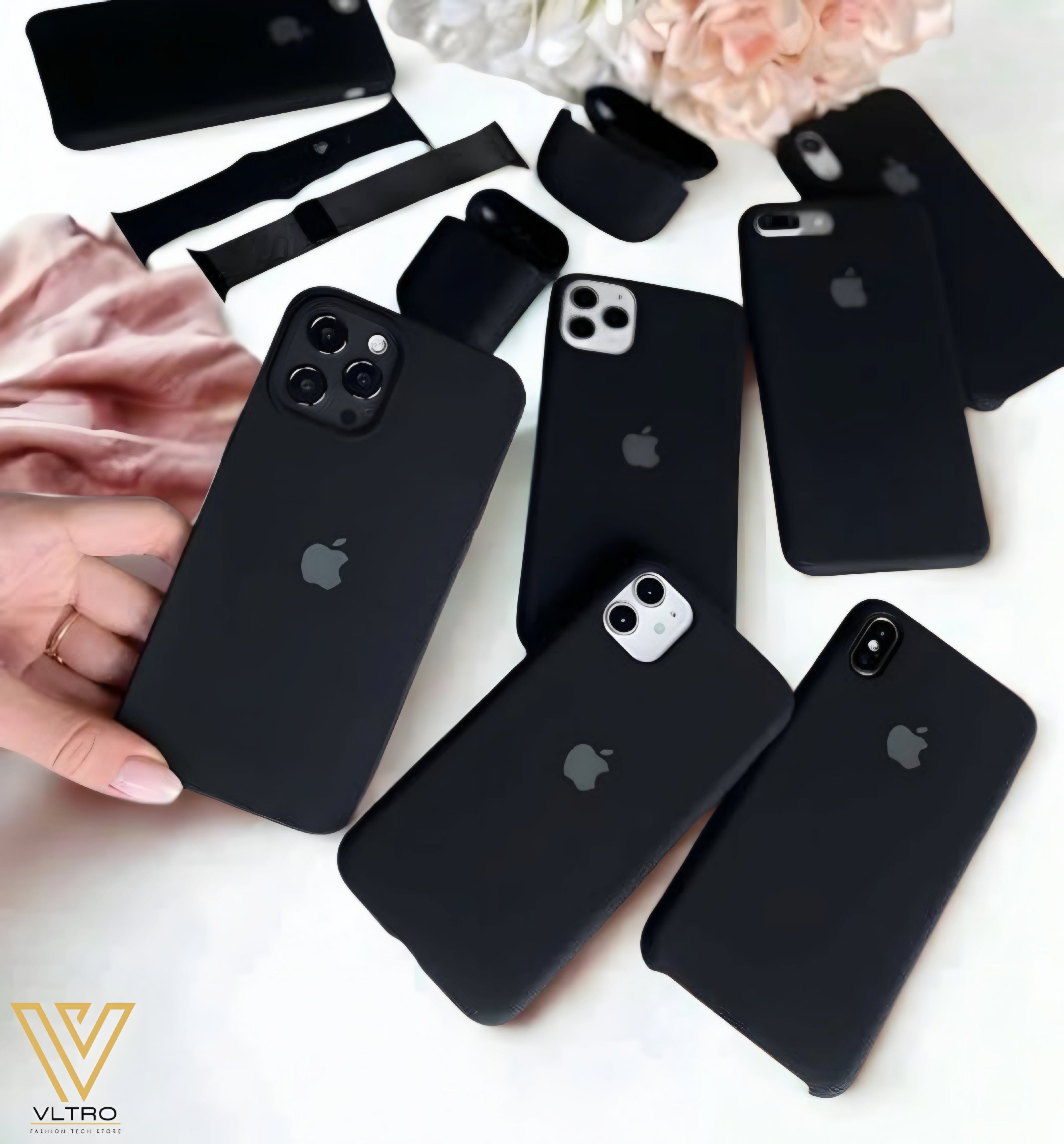 Jet Black Silicon Case