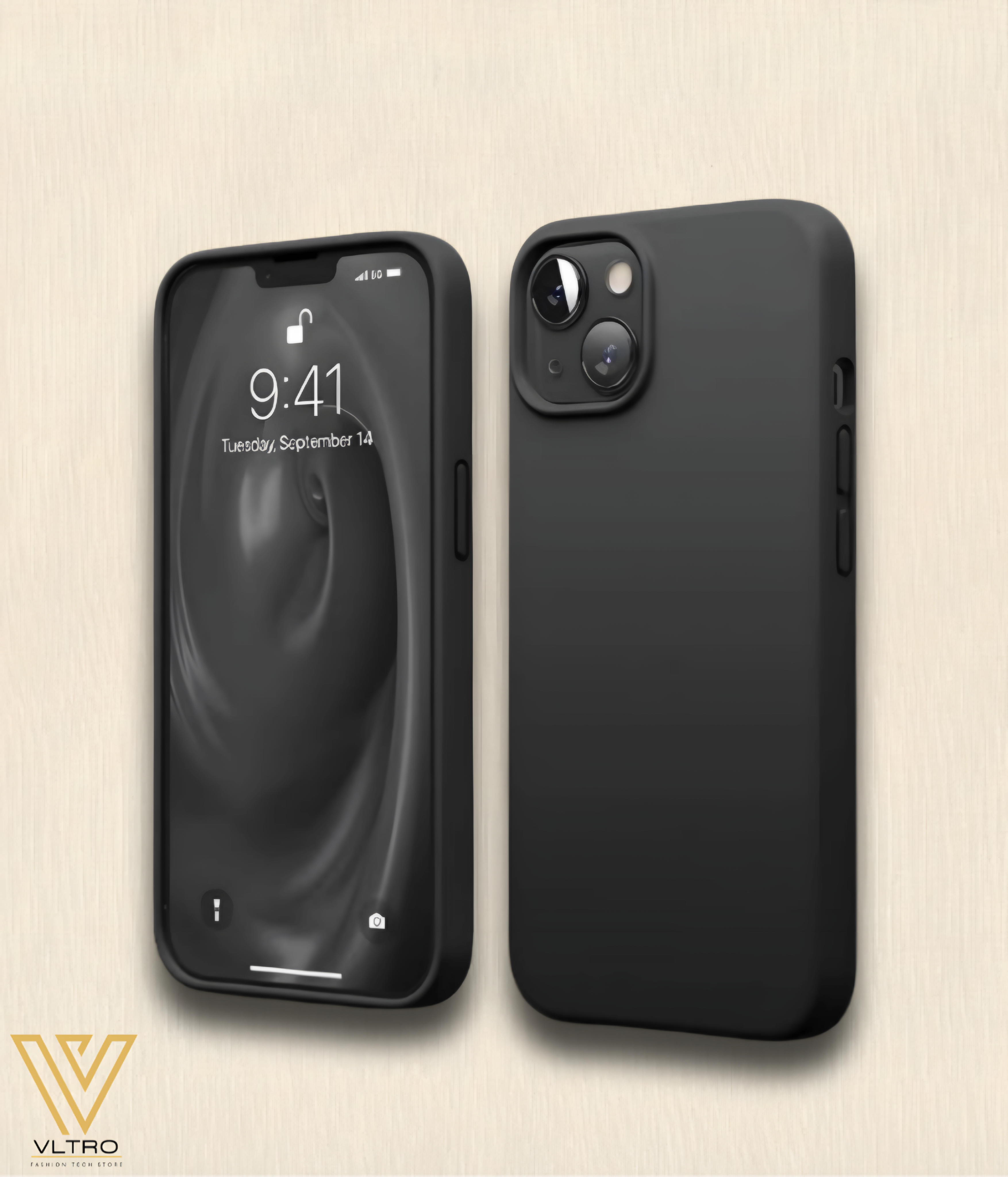Jet Black Silicon Case