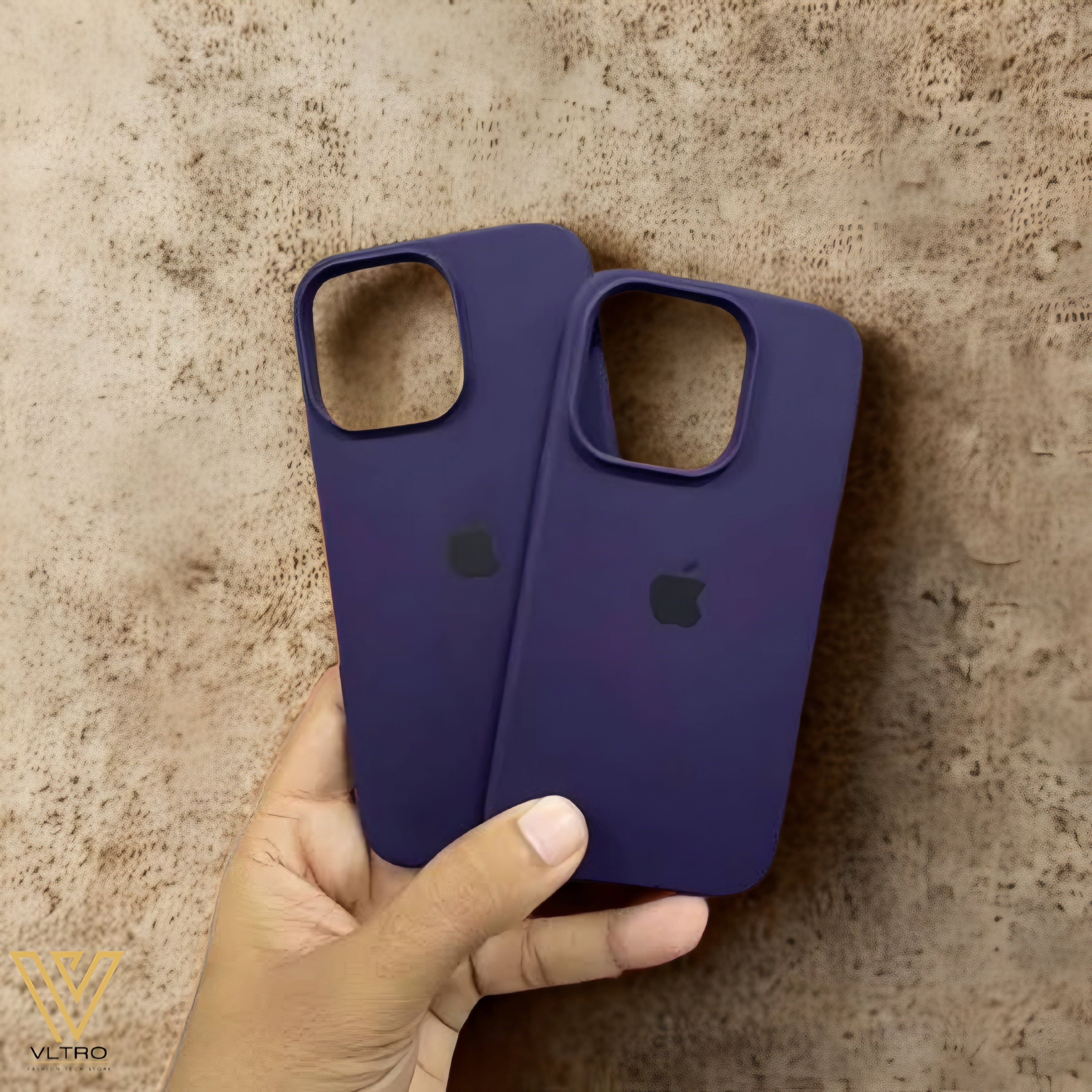 Deep Purple Silicone iPhone Case – Slim, Stylish & Durable