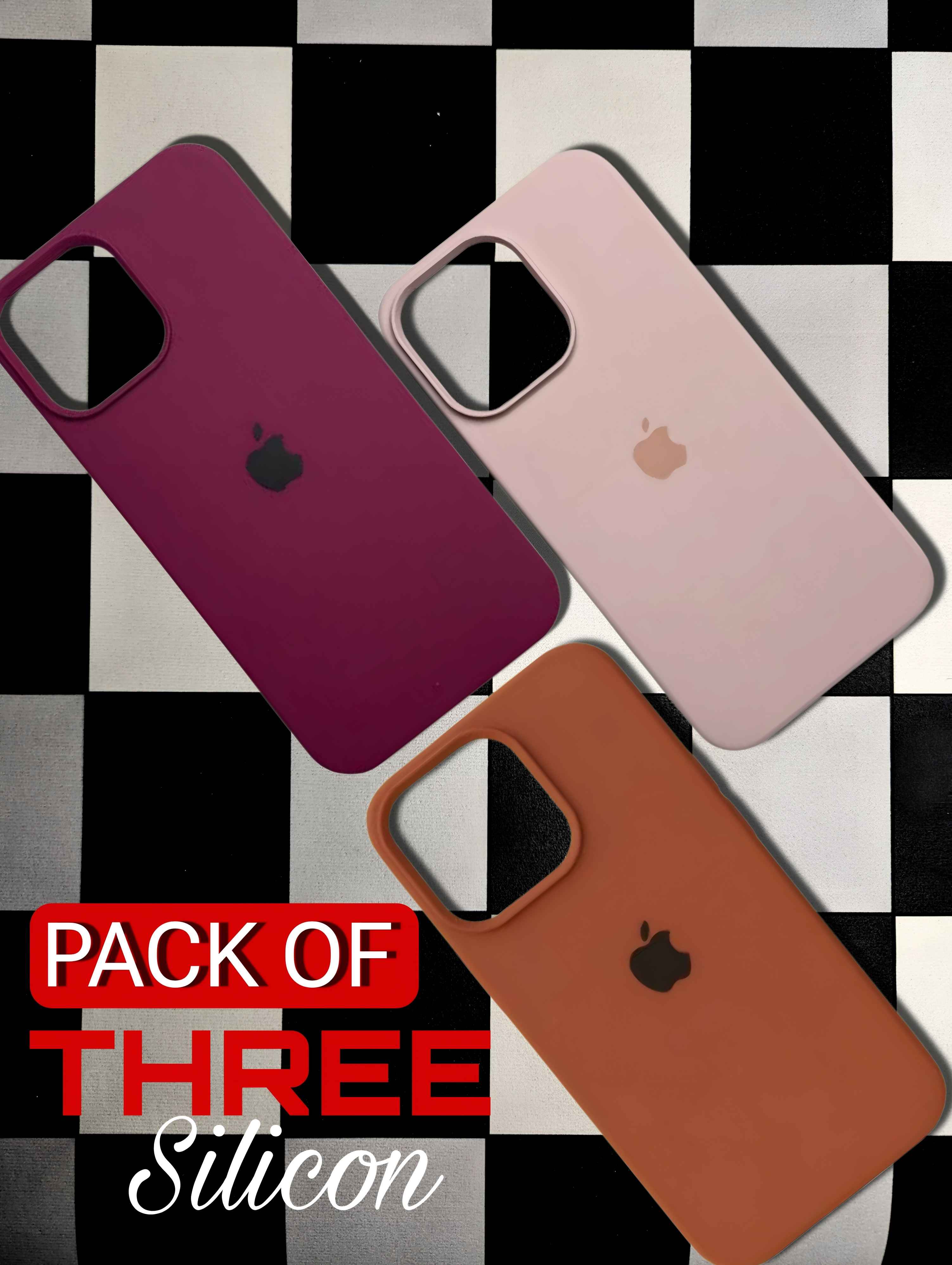 Premium Bundle Offer-Pack Of 3 Silicon Cases