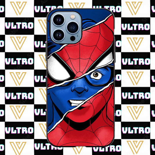 Blue Red Spider Man