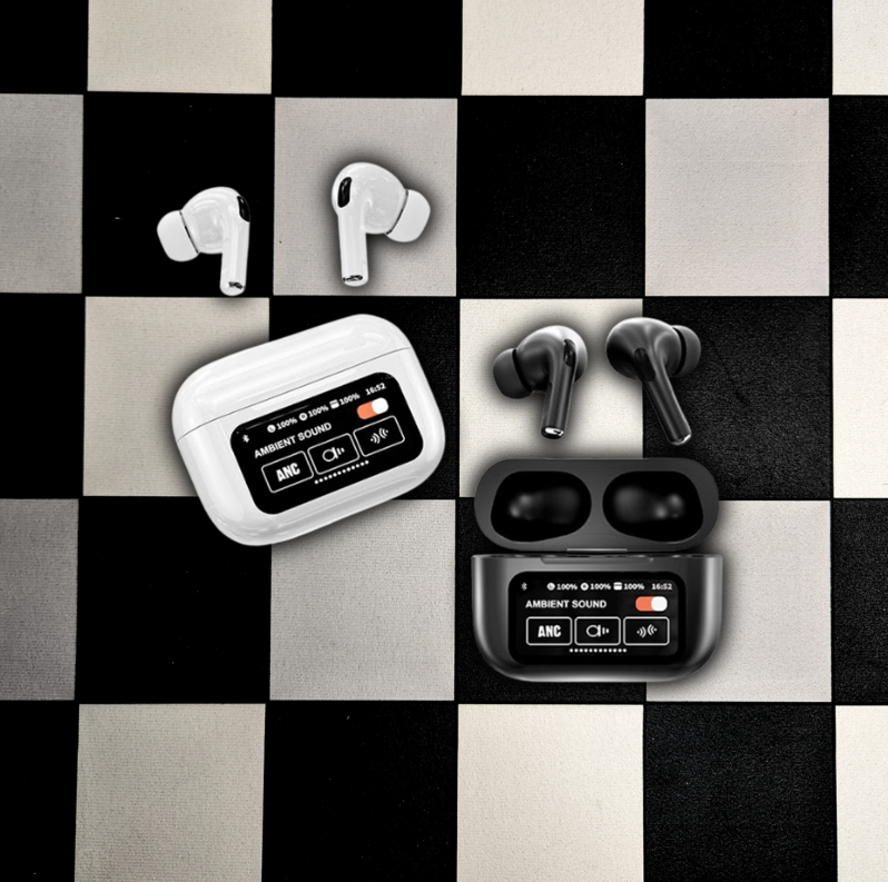 Premium Wireless Airpods with Smart Touch Display