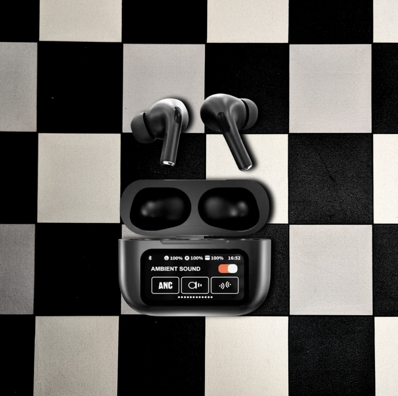 Premium Wireless Airpods with Smart Touch Display