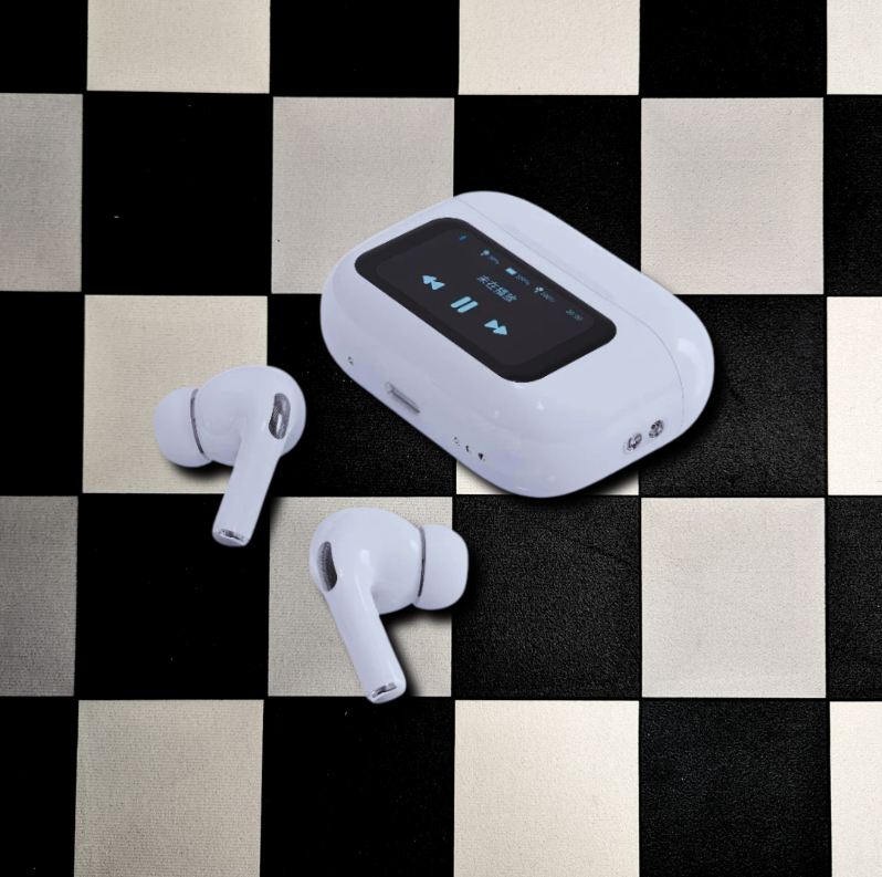 Premium Wireless Airpods with Smart Touch Display